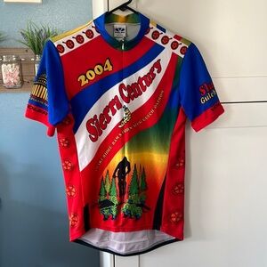 Vintage cycling jersey, 2004, sierra century, size medium, Voler